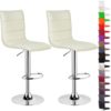 WOLTU-1078Lot-de-2-Tabourets-de-Bar-en-Cuir-synthtiqueLin-AssiseHauteur-rglable-0-0