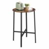 VASAGLE-Table-Haute-Table-de-Bar-Ronde-Structure-en-Acier-Robuste-60-x-H90-cm-Montage-Facile-pour-Cuisine-Salle–Manger-Salle-de-sjour-Style-Industriel-Marron-Rustique-et-Noir-LBT60X-0-0 VASAGLE-Table-Haute-Table-de-Bar-Ronde-Structure-en-Acier-Robuste-60-x-H90-cm-Montage-Facile-pour-Cuisine-Salle–Manger-Salle-de-sjour-Style-Industriel-Marron-Rustique-et-Noir-LBT60X-0-0