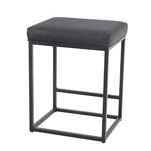 Tabouret-de-Bar-Tabouret-de-Cuisine-Haut-Avec-Repose-pieds-Tabouret-de-Bar-en-Cuir-PU-Chaise-Gaute-Confortable-pour-Bar-Cuisine-Petit-djeuner-Salle--Manger-Bistro-Bar-Salon-Noir-0