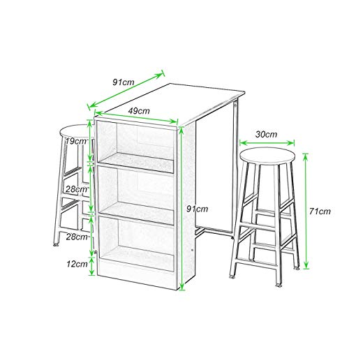 DlandHome-Z813FG-Ensemble-de-salle--manger-3-pices-avec-2-tabourets-Table-de-bar-avec-tagre-Bureau-dordinateur-Table-haute-en-bois-pour-salle--manger-0-1