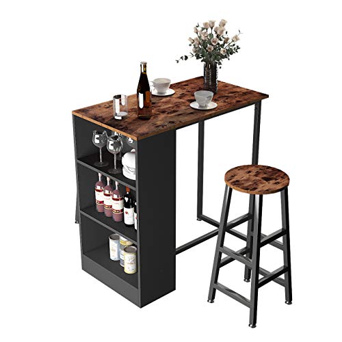 DlandHome-Z813FG-Ensemble-de-salle--manger-3-pices-avec-2-tabourets-Table-de-bar-avec-tagre-Bureau-dordinateur-Table-haute-en-bois-pour-salle--manger-0
