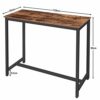 HOOBRO-Table-de-Bar-Table-Haute-de-Bar-Cadre-mtallique-Robuste-120-x-50-x-90-cm-Montage-Facile-pour-Salon-Petit-Espace-dans-Salle–Manger-Cuisine-Marron-Rustique-EBF50BT01-0-0