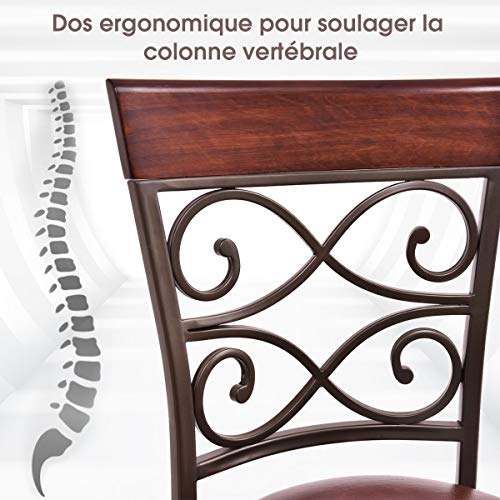 GOPLUS-Lot-de-2-Tabouret-de-Bar-Pivotant-Style-Industriel-Vintage-avec-Repose-PiedsTabourets-Haut-de-Gamme-Rotatif--360-Degrs-Design-Rond-avec-Dossier-et-Coussin-pour-Bar-et-Cuisine-0-1