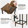 COSTWAY-Lot-de-4-Tabourets-de-Bar-sans-Dossier-avec-Repose-PiedsChaises-De-Caf-De-Style-Moderne-Siges-CarrsCadre-en-Mtal-Noirpour-CuisineCafBistrot-Hauteur62-CM-Marron-0-1 COSTWAY-Lot-de-4-Tabourets-de-Bar-sans-Dossier-avec-Repose-PiedsChaises-De-Caf-De-Style-Moderne-Siges-CarrsCadre-en-Mtal-Noirpour-CuisineCafBistrot-Hauteur62-CM-Marron-0-1