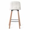 ModernLuxe-Lot-de-2-tabourets-de-bar-en-simili-cuir-pour-petit-djeuner-cuisine-et-table-en-bois-Gris-0-2 ModernLuxe-Lot-de-2-tabourets-de-bar-en-simili-cuir-pour-petit-djeuner-cuisine-et-table-en-bois-Gris-0-2