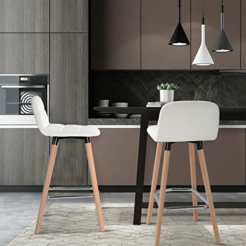 ModernLuxe-Lot-de-2-tabourets-de-bar-en-simili-cuir-pour-petit-djeuner-cuisine-et-table-en-bois-Gris-0