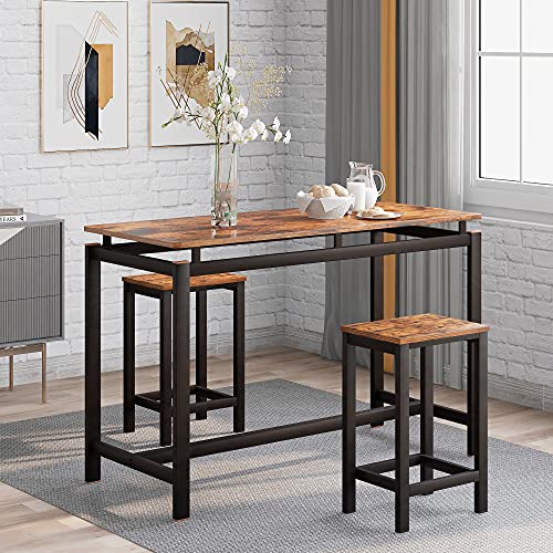 Ensemble-de-table-de-bar-avec-2-tabourets-de-bar-et-de-cuisine-Style-industriel-Pour-salle--manger-salon-cuisine-Marron-et-noir-0-0