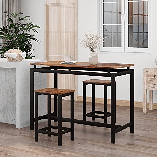 Ensemble-de-table-de-bar-avec-2-tabourets-de-bar-et-de-cuisine-Style-industriel-Pour-salle--manger-salon-cuisine-Marron-et-noir-0-1