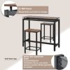 Ensemble-de-table-de-bar-avec-2-tabourets-de-bar-et-de-cuisine-Style-industriel-Pour-salle–manger-salon-cuisine-Marron-et-noir-0-2 Ensemble-de-table-de-bar-avec-2-tabourets-de-bar-et-de-cuisine-Style-industriel-Pour-salle–manger-salon-cuisine-Marron-et-noir-0-2