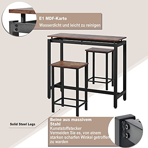 Ensemble-de-table-de-bar-avec-2-tabourets-de-bar-et-de-cuisine-Style-industriel-Pour-salle--manger-salon-cuisine-Marron-et-noir-0-2