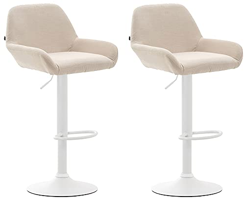 CLP-Lot-De-2-Tabourets-De-Bar-Braga-Tissu-I-Rglable-En-Hauteur-Et-Pivotant-I-Pied-Et-Repose-pieds-En-Mtal-0