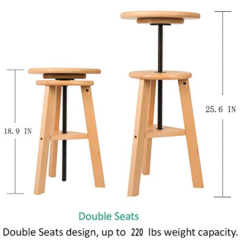 MEEDEN-Tabouret-de-Dessin-en-Bois-Avec-Hauteur-RglableTabouret-DartisteTabouret-de-Bar-en-BoisTabouret-de-CuisineTabouret-de-BureauParfait-Pour-le-Studio-DartisteUsage-DomestiqueCuisineBars-0-0