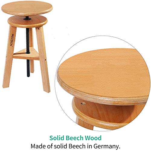 MEEDEN-Tabouret-de-Dessin-en-Bois-Avec-Hauteur-RglableTabouret-DartisteTabouret-de-Bar-en-BoisTabouret-de-CuisineTabouret-de-BureauParfait-Pour-le-Studio-DartisteUsage-DomestiqueCuisineBars-0-1