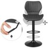 SONGMICS-Tabourets-de-Bar-Lot-de-2-chaises-Haute-Sige-pour-Cuisine-avec-Structure-mtal-revtement-Velours-Repose-Pieds-Hauteur-rglable-Facile–Assembler-rtro-Gris-Fonc-LJB070G01-0-2 SONGMICS-Tabourets-de-Bar-Lot-de-2-chaises-Haute-Sige-pour-Cuisine-avec-Structure-mtal-revtement-Velours-Repose-Pieds-Hauteur-rglable-Facile–Assembler-rtro-Gris-Fonc-LJB070G01-0-2