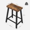 VASAGLE-Tabourets-de-Cuisine-avec-Sige-Incurv-Lot-de-2-Chaises-de-Bar-Siges-de-60-cm-de-Haut-pour-Cuisine-Salle–Manger-Bureau-Style-Industriel-Marron-Rustique-et-Noir-LBC074B01-0-0 VASAGLE-Tabourets-de-Cuisine-avec-Sige-Incurv-Lot-de-2-Chaises-de-Bar-Siges-de-60-cm-de-Haut-pour-Cuisine-Salle–Manger-Bureau-Style-Industriel-Marron-Rustique-et-Noir-LBC074B01-0-0