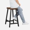 VASAGLE-Tabourets-de-Cuisine-avec-Sige-Incurv-Lot-de-2-Chaises-de-Bar-Siges-de-60-cm-de-Haut-pour-Cuisine-Salle–Manger-Bureau-Style-Industriel-Marron-Rustique-et-Noir-LBC074B01-0-1 VASAGLE-Tabourets-de-Cuisine-avec-Sige-Incurv-Lot-de-2-Chaises-de-Bar-Siges-de-60-cm-de-Haut-pour-Cuisine-Salle–Manger-Bureau-Style-Industriel-Marron-Rustique-et-Noir-LBC074B01-0-1