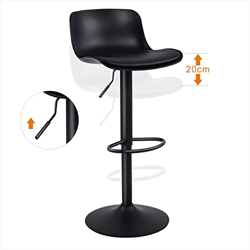 YOUNUOKE-Lot-de-2-tabourets-de-bar-au-design-moderne-Hauteur-rglable-Pivotant--360-Avec-dossier-et-repose-pieds-Pour-comptoir-cuisine-et-maison-Noir-0-1