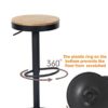 YOUNUOKE-Lot-de-2-tabourets-de-bar-en-bois-60-80-cm-Hauteur-rglable–360-Tabouret-de-bar-avec-repose-pieds-pour-bar-bistro-caf-cuisine-Noir-0-2 YOUNUOKE-Lot-de-2-tabourets-de-bar-en-bois-60-80-cm-Hauteur-rglable–360-Tabouret-de-bar-avec-repose-pieds-pour-bar-bistro-caf-cuisine-Noir-0-2