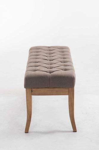 Banquette-Ramses-en-Tissu-I-Assise-avec-Coutures-Dcoratives-I-Banc-Design-pour-Cuisine-Ou-Couloir-I-Pieds-en-Bois-Antique-Clair-0-2