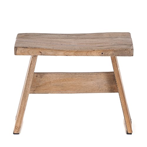DESIGN-DELIGHTS-Banquettes-rustiques-en-acajou-massif-40-x-31-x-25-cm-l-x-H-x-P-Repose-pieds-tabouret-dcoratif-en-bois-0-0