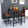 FURNITABLE-Ensemble-table-de-bar-5-pices-avec-4-chaises-rembourres-structure-en-mtal-design-industriel-pour-salle–manger-salon-vintage-et-noir-0-2 FURNITABLE-Ensemble-table-de-bar-5-pices-avec-4-chaises-rembourres-structure-en-mtal-design-industriel-pour-salle–manger-salon-vintage-et-noir-0-2