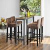SONGMICS-lot-de-2-tabourets-de-bar-chaises-avec-dossier-bas-et-repose-pieds-chaises-hautes-et-rembourres-en-PU-hauteur-dassise-76-cm-pieds-en-bois-massif-brune-et-noire-LDC32BR-0-0 SONGMICS-lot-de-2-tabourets-de-bar-chaises-avec-dossier-bas-et-repose-pieds-chaises-hautes-et-rembourres-en-PU-hauteur-dassise-76-cm-pieds-en-bois-massif-brune-et-noire-LDC32BR-0-0