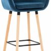 Tabouret-De-Bar-Grant-En-Velours-I-Chaise-Haute-De-Bar-Et-De-Cuisine-I-Assise-Et-Dossier-Rembourrs-I-Empitement-En-Bois-I-0-0 Tabouret-De-Bar-Grant-En-Velours-I-Chaise-Haute-De-Bar-Et-De-Cuisine-I-Assise-Et-Dossier-Rembourrs-I-Empitement-En-Bois-I-0-0