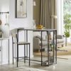 SoBuy-FWT84-Table-Haute-de-Bar-Mange-Debout-Table–Manger-Table-de-Bistrot-avec-3-tagres-pour-Bar-Cuisine-Salle–Manger-Cadre-en-Mtal-L115xP50xH107-cm-0-0