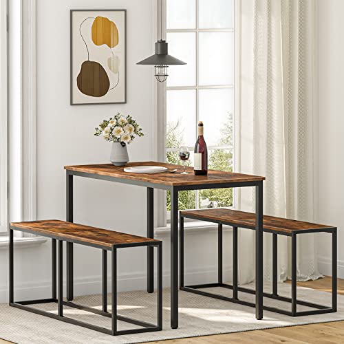 HOOBRO-Banc-Bancs-de-Salle--Manger-120-cm-Sige-pour-Cuisine-Sige-de-Petit-djeuner-de-Style-Industriel-Mtallique-Robuste-Facile--Assembler-pour-Cuisine-Salon-Chambre-EBF12CD01-0-0