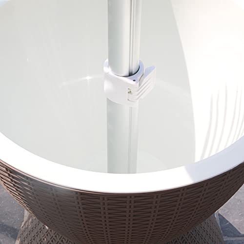 SKYLANTERN-Table-de-Jardin-Extrieur-avec-Bassine--Glaon-pour-Boissons-Fraches-Table-dAppoint-Hauteur-Rglable-Effet-Rotin-Table-Bar-Glacire-Intgre-0-2