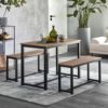 SoBuy-Ensemble-Table–Manger-et-2-Bancs-Set-de-3-Pices-Ensemble-de-Table-de-Cuisine-avec-2-Bancs-pour-Salle–Manger-Salon-Balcon-Cadre-en-Acier-Table-110x58x74cm-Banc-95x29x46cm-OGT25-N-0-0 SoBuy-Ensemble-Table–Manger-et-2-Bancs-Set-de-3-Pices-Ensemble-de-Table-de-Cuisine-avec-2-Bancs-pour-Salle–Manger-Salon-Balcon-Cadre-en-Acier-Table-110x58x74cm-Banc-95x29x46cm-OGT25-N-0-0