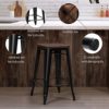COSTWAY-Lot-de-4-Tabouret-Bar-Empilable-de-Style-Industriel-Vintage-Sige-en-Bois-avec-Repose-Pied-et-Patin-du-Pied-pour-Salle–Manger-Salon-Cuisine-Hauteur-645-CM-Jusqu-150-KG-Noir-0-0 COSTWAY-Lot-de-4-Tabouret-Bar-Empilable-de-Style-Industriel-Vintage-Sige-en-Bois-avec-Repose-Pied-et-Patin-du-Pied-pour-Salle–Manger-Salon-Cuisine-Hauteur-645-CM-Jusqu-150-KG-Noir-0-0
