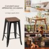 COSTWAY-Lot-de-4-Tabouret-Bar-Empilable-de-Style-Industriel-Vintage-Sige-en-Bois-avec-Repose-Pied-et-Patin-du-Pied-pour-Salle–Manger-Salon-Cuisine-Hauteur-645-CM-Jusqu-150-KG-Noir-0-1 COSTWAY-Lot-de-4-Tabouret-Bar-Empilable-de-Style-Industriel-Vintage-Sige-en-Bois-avec-Repose-Pied-et-Patin-du-Pied-pour-Salle–Manger-Salon-Cuisine-Hauteur-645-CM-Jusqu-150-KG-Noir-0-1