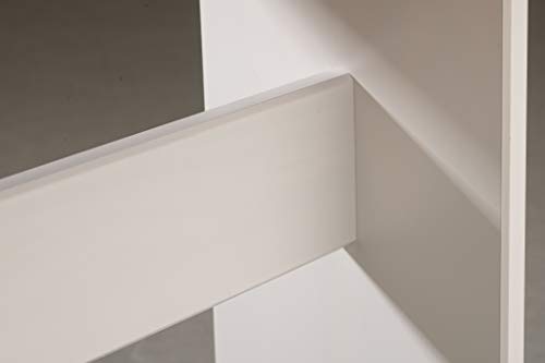 Inter-Link-BanquetteBanc-pour-Table--Manger-Style-Rustique-Bois-Massif-Laqu-BlancSpia-0-2