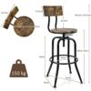 COSTWAY-Lot-de-2-Tabourets-de-BarStyle-IndustrielHauteur-Rglable-de-69–76-CM-avec-Dossier-et-Repose-PiedsCadre-en-Mtal-Tabouret-pour-Pub-Bistrot-0-2 COSTWAY-Lot-de-2-Tabourets-de-BarStyle-IndustrielHauteur-Rglable-de-69–76-CM-avec-Dossier-et-Repose-PiedsCadre-en-Mtal-Tabouret-pour-Pub-Bistrot-0-2