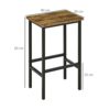 HOMCOM-Lot-de-2-tabourets-de-Bar-Style-Industriel-avec-Repose-Pieds-Hauteur-65-cm-mtal-et-Panneaux-de-Particules-Marron-et-Noir-0-1 HOMCOM-Lot-de-2-tabourets-de-Bar-Style-Industriel-avec-Repose-Pieds-Hauteur-65-cm-mtal-et-Panneaux-de-Particules-Marron-et-Noir-0-1