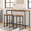 HOOBRO-Chaises-de-Bar-Lot-de-2-Tabourets-Hauts-avec-Repose-Pieds-de-Diffrente-Hauteur-Cadre-en-Mtal-Bords-Biseauts-pour-Cuisine-Salle–Manger-Salon-Marron-Rustique-EBF34BY01-0-0 HOOBRO-Chaises-de-Bar-Lot-de-2-Tabourets-Hauts-avec-Repose-Pieds-de-Diffrente-Hauteur-Cadre-en-Mtal-Bords-Biseauts-pour-Cuisine-Salle–Manger-Salon-Marron-Rustique-EBF34BY01-0-0