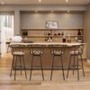 MEUBLE-COSY-Lot-de-4-Tabourets-de-Bar-Chaises-Vintage-pivotant-sur-360-avec-Dossier-et-Repose-Pieds-Sige-de-77-cm-de-Haut-Style-Industriel-Marron-40x565x995cm-Hailey-29-4PCS-0-0 MEUBLE-COSY-Lot-de-4-Tabourets-de-Bar-Chaises-Vintage-pivotant-sur-360-avec-Dossier-et-Repose-Pieds-Sige-de-77-cm-de-Haut-Style-Industriel-Marron-40x565x995cm-Hailey-29-4PCS-0-0