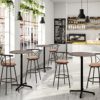 MEUBLE-COSY-Lot-de-4-Tabourets-de-Bar-Chaises-Vintage-pivotant-sur-360-avec-Dossier-et-Repose-Pieds-Sige-de-77-cm-de-Haut-Style-Industriel-Marron-40x565x995cm-Hailey-29-4PCS-0-2 MEUBLE-COSY-Lot-de-4-Tabourets-de-Bar-Chaises-Vintage-pivotant-sur-360-avec-Dossier-et-Repose-Pieds-Sige-de-77-cm-de-Haut-Style-Industriel-Marron-40x565x995cm-Hailey-29-4PCS-0-2