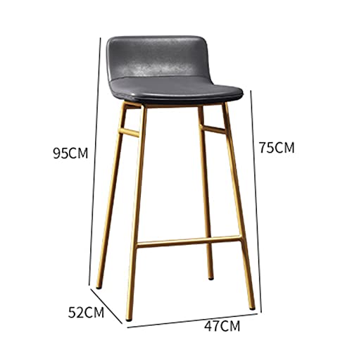 XHALERY-Tabouret-de-Bar-Moderne-Tabouret-de-Bar-en-Fer-forg-avec-Dossier-Chaise-de-Salle--Manger-Pieds-en-mtal-Noir-Tabouret-de-Bar-de-Cuisine-rembourr-en-Cuir-0-0