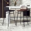 XHALERY-Tabouret-de-Bar-Moderne-Tabouret-de-Bar-en-Fer-forg-avec-Dossier-Chaise-de-Salle–Manger-Pieds-en-mtal-Noir-Tabouret-de-Bar-de-Cuisine-rembourr-en-Cuir-0-2 XHALERY-Tabouret-de-Bar-Moderne-Tabouret-de-Bar-en-Fer-forg-avec-Dossier-Chaise-de-Salle–Manger-Pieds-en-mtal-Noir-Tabouret-de-Bar-de-Cuisine-rembourr-en-Cuir-0-2