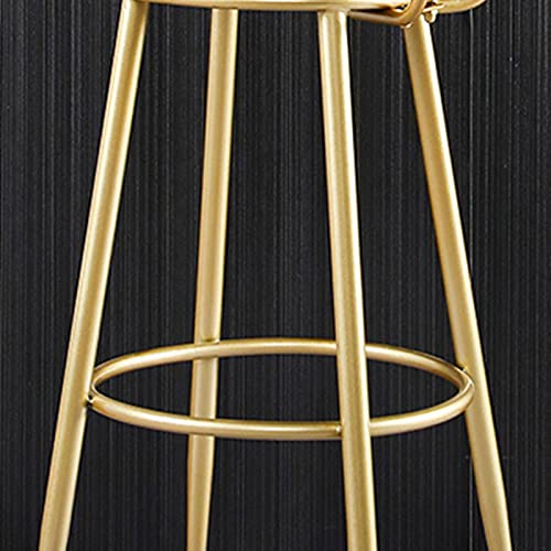 XHALERY-Tabourets-De-Bar-Ensemble-De-2-Tabourets-De-Bar-Modernes--Hauteur-De-Comptoir-avec-Dossier-Chaises-De-Salle--Manger-De-Petit-Djeuner-Tabourets-De-Bar-en-Fer-Forg-Sige-Rond-Chaises-0-2