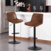 FATIVO-Tabouret-de-Bar-Industriel-Lot-de-2-Tabourets-de-Cuisine-en-Cuir-Chaise-Haute-Cuisine-Hauteur-Rglable-Tabouret-Haut-Vintage-Capitonn-avec-Dossier-et-Repose-Pieds-Brun-0-0 FATIVO-Tabouret-de-Bar-Industriel-Lot-de-2-Tabourets-de-Cuisine-en-Cuir-Chaise-Haute-Cuisine-Hauteur-Rglable-Tabouret-Haut-Vintage-Capitonn-avec-Dossier-et-Repose-Pieds-Brun-0-0