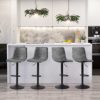 Lot-de-246-tabourets-de-bar-pivotants-avec-sige-en-cuir-rembourr-vrin–gaz-base-et-repose-pieds-en-mtal-mat-pour-la-maison-la-cuisine-la-salle–manger-le-pub-le-bar-le-salon-0-1