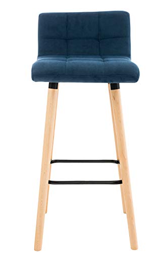 Tabouret-De-Bar-Lincoln-En-Velours-I-Tabouret-De-Bar-Style-Scandinave-Avec-Dossier-Et-Repose-pieds-I-Chaise-Haute-de-Cuisine-Confortable-0-0