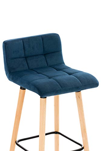 Tabouret-De-Bar-Lincoln-En-Velours-I-Tabouret-De-Bar-Style-Scandinave-Avec-Dossier-Et-Repose-pieds-I-Chaise-Haute-de-Cuisine-Confortable-0-2