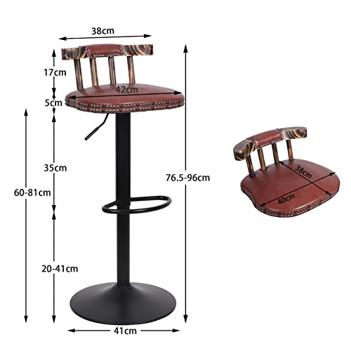 FATIVO-Tabouret-Bar-Industriel-Chaise-de-Bar-Hauteur-Rglable-Lot-de-2-Chaise-Haute-Cuisine-en-Cuir-PU-Tabouret-Haut-Vintage-avec-Dossier-et-Repose-Pieds-Brun-0-1