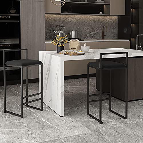 MOCHIYIA-65cm-Ensemble-de-2-tabourets-de-Bar-en-Fer-forg-tabourets-de-Bar--Hauteur-de-comptoir-avec-Dossier-Jambe-en-mtal-Noir-Coussin-Doux-Tabouret-Haut-de-Cuisine65cmNoir-Black-0