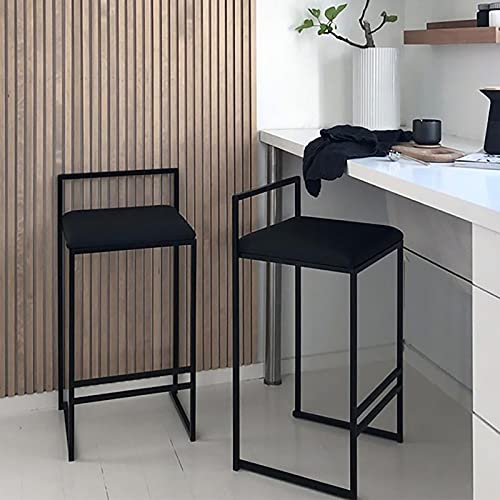 WANGFENG-Ensemble-de-2-tabourets-de-Bar-en-Fer-forg-tabourets-de-Bar--Hauteur-de-comptoir-avec-Dossier-Jambe-en-mtal-Noir-Coussin-Doux-Tabouret-Haut-de-Cuisine65cmNoir-0
