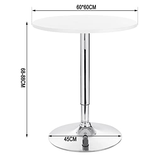 WOLTU-Table-de-Bar-Ronde-Rglable-Table-Bar-Pivotante--360Petite-Table-de-Cuisine-Table-de-Bistrot-pour-Salle--Manger-Salle-de-Rception-2650-0-1